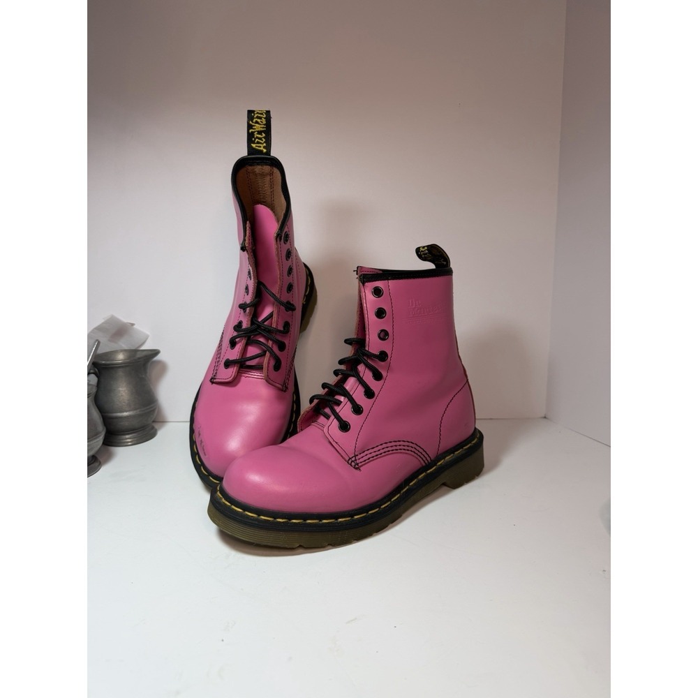 Doc Martin Boots Fuscia Pink size 7 Pascal Tie Dye 1460